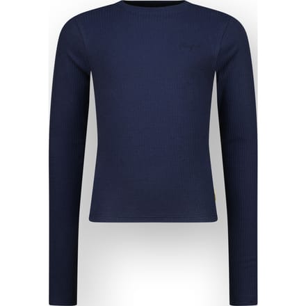 Meisjes T-shirt Icon rib longsleeve