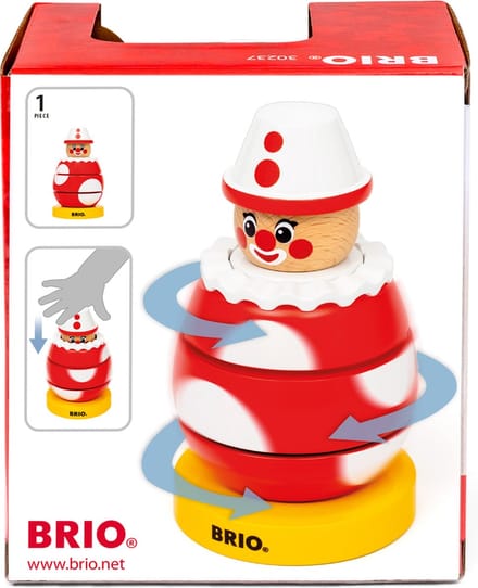 BRIO Draaiend Clowntje â€“ Speelse Motoriekontwikkeling voor Peuters