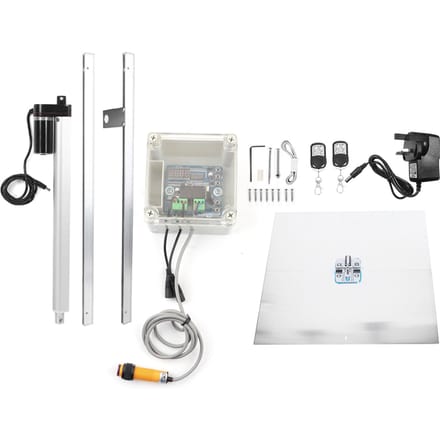 Kit d'ouverture de porte automatique pour poulailler à contrôle de synchronisation, accessoires de ferme