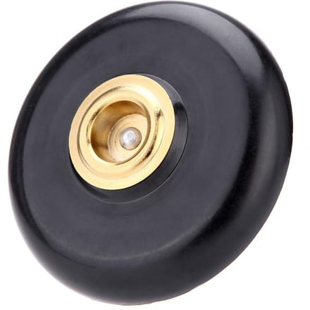 Cello Eindpin Stop Stopper Houder Ankerbeschermer Antislip met metalen oog beige
