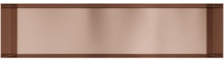 Hotbath &More BOX120F inbouwnis 30x120x10cm zonder frame geborsteld koper PVD