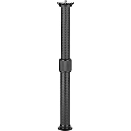Universele koolstofvezel statief verlengstok 2-delige uitschuifbare staaf Max. Hoogte 32cm/12.6in met zwart