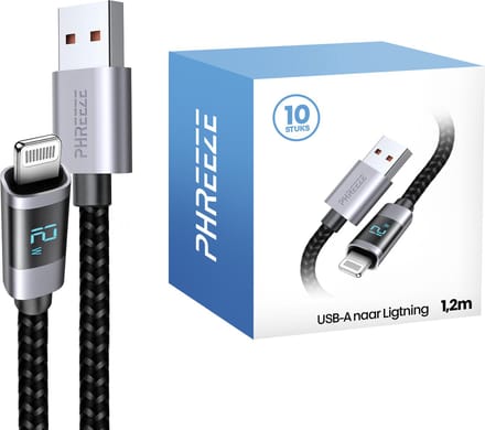 Voordeelpak geschikt voor usb Lightning kabels - 10 pack - Ideaal voor zakelijk, kantoor & bulk