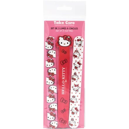 Hello Kitty Nagelvijl Nagelverzorging- 3 Stuks - Manicure Nagel vijl