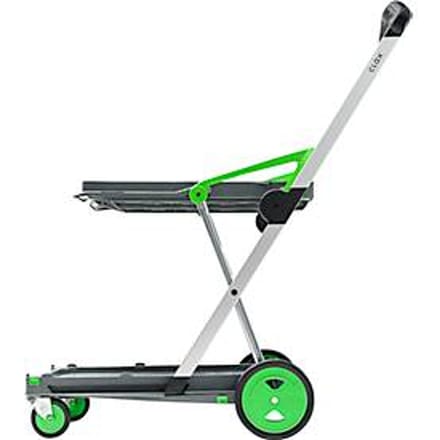 Inklapbare transportwagen CLAX®- zonder bak - grijs/groen