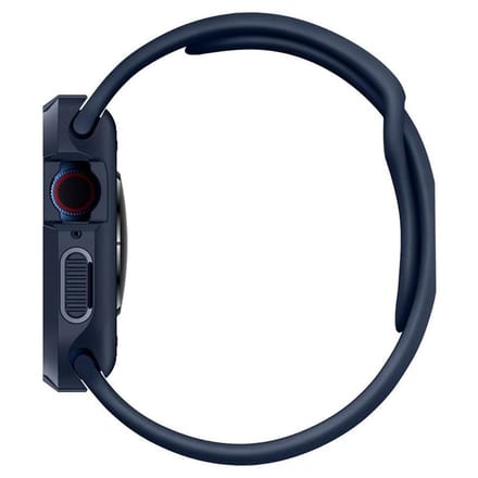 Spigen Rugged Armor - Apple Watch 45MM / 44MM Hoesje - Full Protect - Blauw