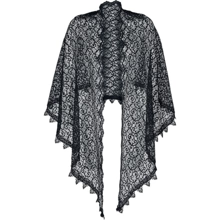 Sinister Gothic - Rockabilly Doek - Gothic Scarf - voor Vrouwen - zwart