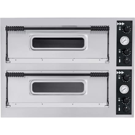 Prismafood Basic XL 44 - Twee Kamer Pizzaoven - 8 Pizzas - 400 V - 12000 W