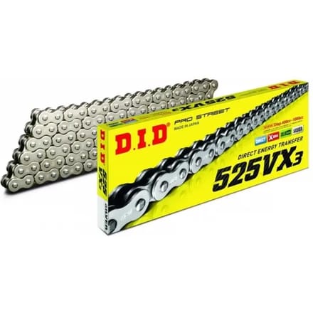 Motorfiets rolketting D.I.D 525Vx3(S&S) X 112 Mail. Zj