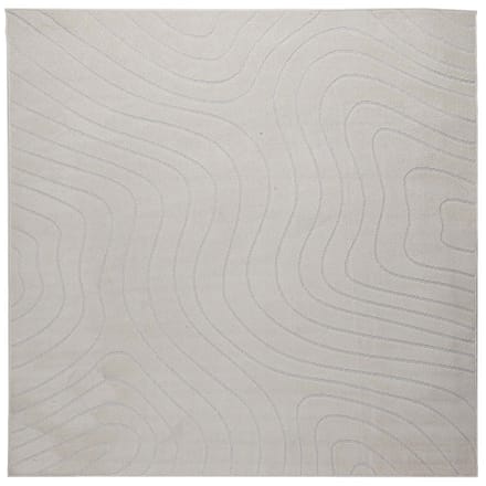 vidaXL - Binnen- - en - buitenkleed - PALMERAS - Crème - 200 - x - 200 - cm - Polyester