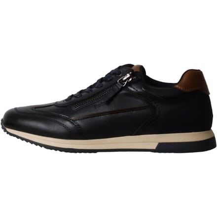 Laken lage sneakers met veters