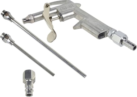 GEKO Luchtpistool - Twee Nozzles - Hoge Druk - 5-delig Set