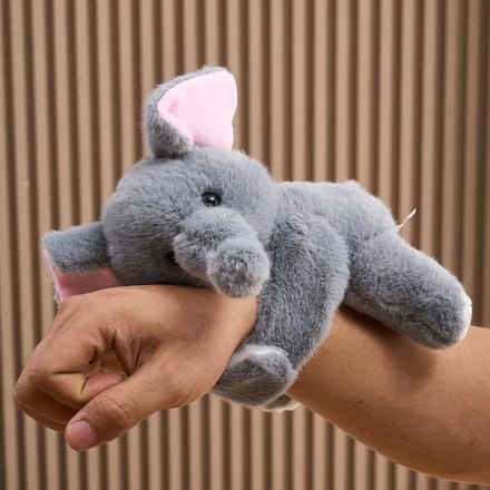 Bosdier Dier Klappende Polsband Koala Tijger Armband Knuffel Klap Snap Wikkel Pluche Speelgoed Konijn Luipaard Pluche Handring