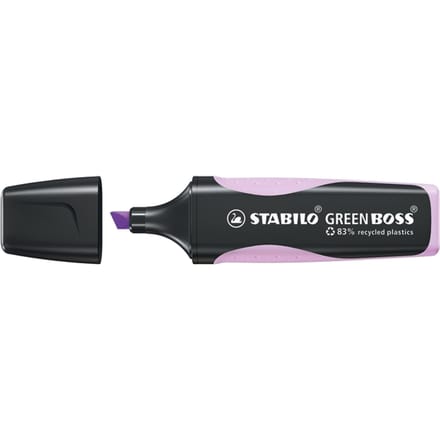 STABILO GREEN BOSS Pastel, milieuvriendelijke markeerstift, lila blush, per stuk