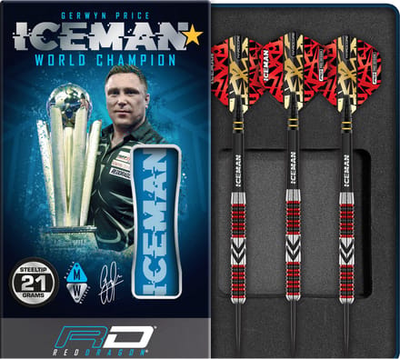Red Dragon Gerwyn Price Firebird 90% - Dartpijlen