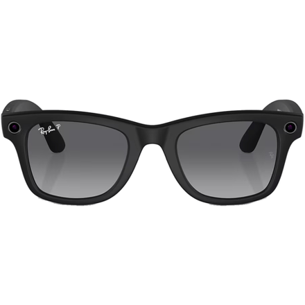Ray Ban Ray-Ban: Meta Wayfarer - Gen1 AI-smartbril - Polarized Gradient Graphite - Matzwart