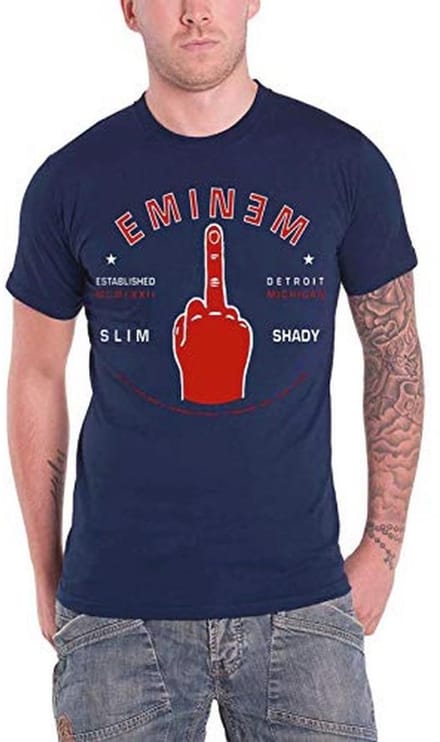 Heren T-shirt met Detroit Finger ontwerp