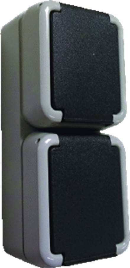 Honeywell Peha spatwaterdicht Wandstopcontact (WCD schakelmateriaal) - 00306521 - E2WJS