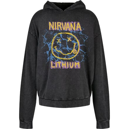 Mister Tee Nirvana - Lithium Oversize Hoodie/trui - L - Zwart
