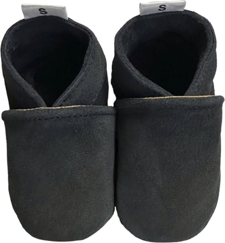 BabySteps babyslofjes Grafiet Grijs Suede Maat EUR 16/17