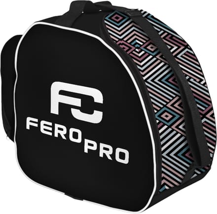 FEROCITY Skischoenentas Premium - Skischoentas met afneembare helmzak - Waterdicht - 41 x 29 x 35 cm - Geometry