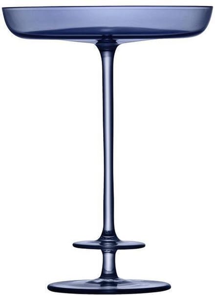 L.S.A. - Champagne Theatre Champagne Glas ø 12 cm - Glas - Blauw