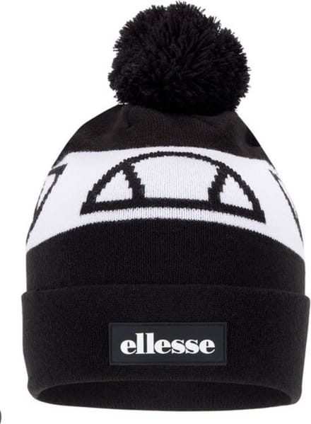 Ellesse Gorda Pom Pom Beanie - Zwart/ Wit