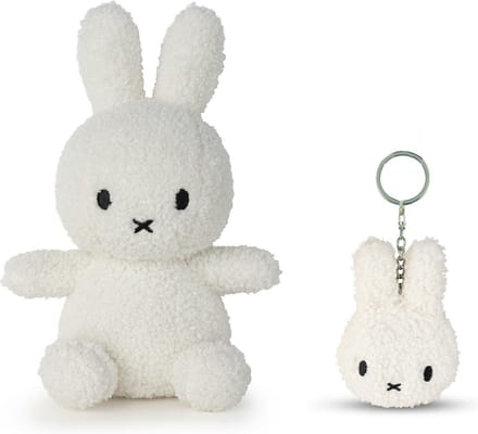 Nijntje Teddy Wit Bundel - knuffel en sleutelhanger