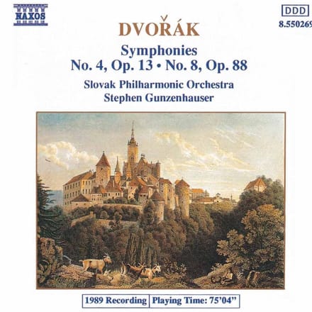 Slovak Philharmonic Orchestra - Dvořák: Symphonies Nos. 4 & 8 (CD)