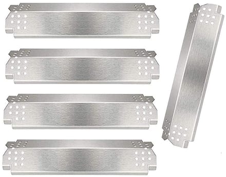 5 Stuks Warmteplaat Vervanging voor Gas Grill - Zilver