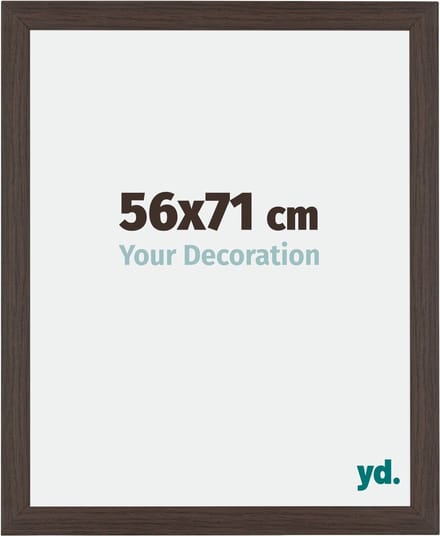 Your Decoration - Fotolijst 56x71 cm - MDF - Eiken Donker - Mura