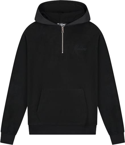 Malelions Fleece Nylon Half Zip Hoodie