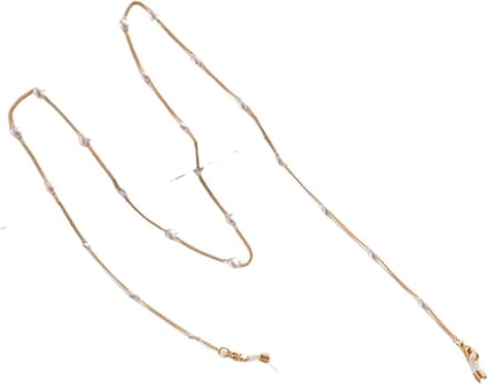 Parel Brilketting - Zonnebril Houder - Draag Je Bril - Imitatie Parels - Niet Gespecificeerd - Wit