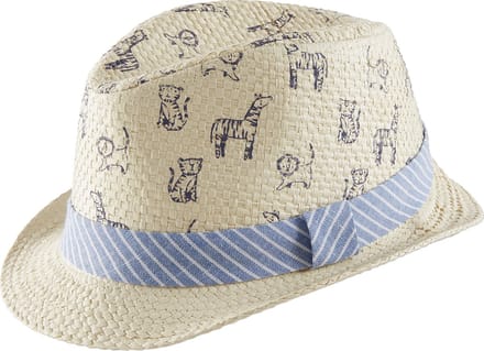 Vertbaudet Jongens borsalino met stro-look