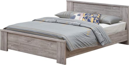 Belfurn - Elias Bed grijze eikkleur-160 x 200 cm