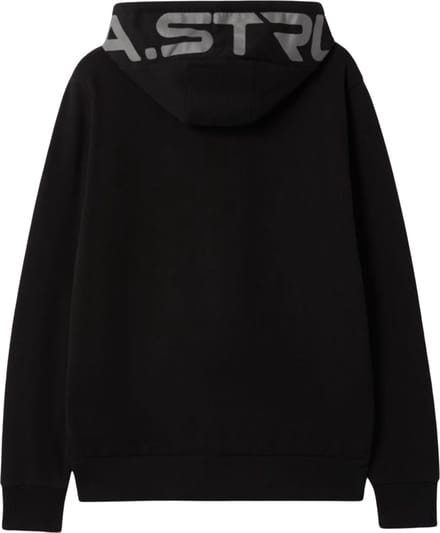 Ma.Strum Hooded Logo Print Sweat - Zwart - S