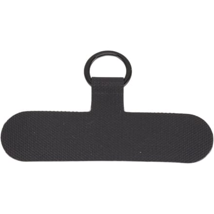 Universele Mobiele Telefoon Lanyard Patch Nylon Mobiele Telefoon Hangtouw Tab Verbindingsbevestiging zwart