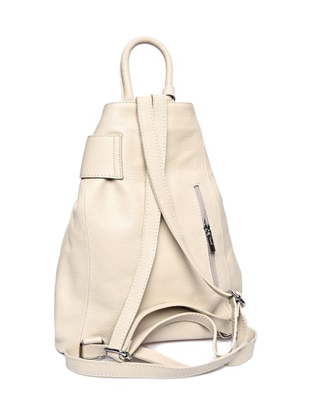 Anna Luchini Beige Rundleer Tas