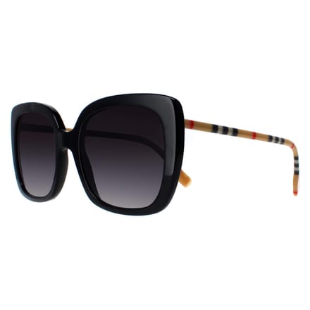 Burberry BE4323 38538G zwart grijs gradiÃ«nt zonnebril
