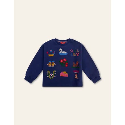 Oilily Hak Sweater- maat122/7yr Patriot Blauw