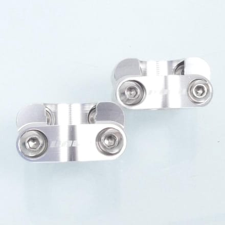 Pontet de guidon Voca pour moto +15 Ø22/28 Neuf