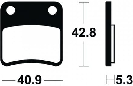 Plaquette de frein Tecnium pour Scooter Honda 600 Fjs Silver Wing Abs 2003 à 2010 AR Neuf