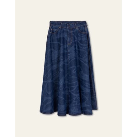 Oilily Silvina Rok- maat36 Blauw indigo