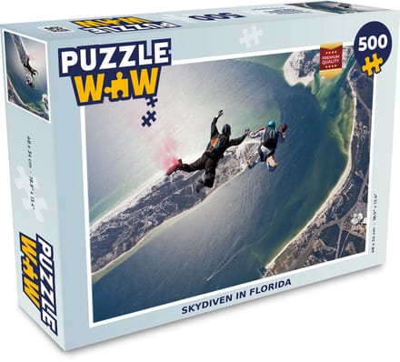 Puzzel Skydiven in Florida - Legpuzzel - Puzzel 500 stukjes