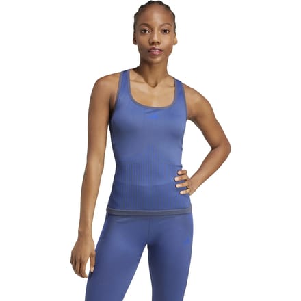 adidas Performance AEROKNIT Tanktop - Dames - Blauw- S