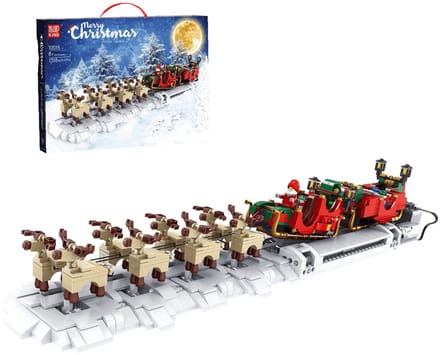 Mould King 10015 kerstslee bouwstenen – 1318 onderdelen