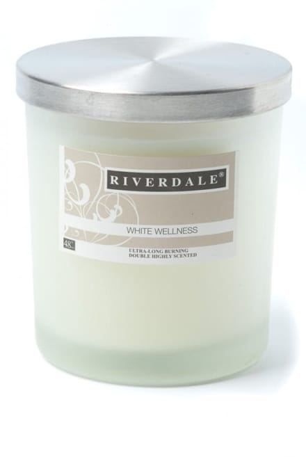 Riverdale - Geurkaars - White Wellness - 48+ Branduren - Ø 9cm