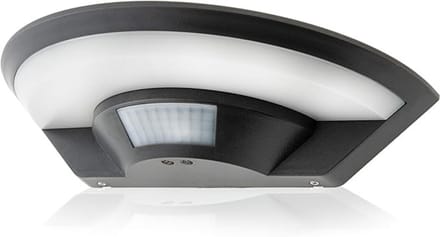 DYNA® Buitenlamp Dag Nacht Sensor - Buitenlamp met Bewegingssensor - Buitenlamp - Grijs - 27cm x 16cm x 7cm