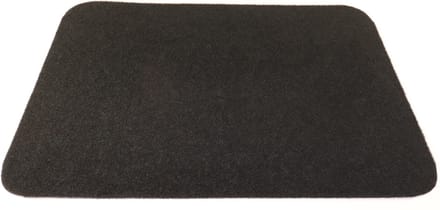 2x - PRIMA - Budget - Badmat - WC mat - Lola - zwart - antislip - 50x70cm