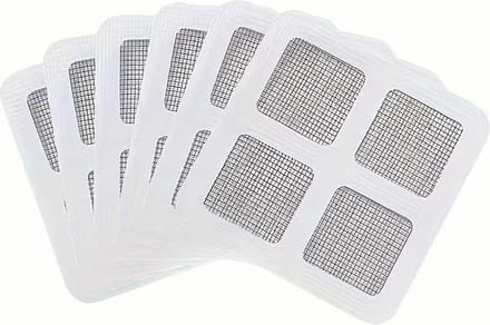 Haarvanger Douche 6 stuks - Gaassticker - Douchegaas - Doucheput Deksel - Filter